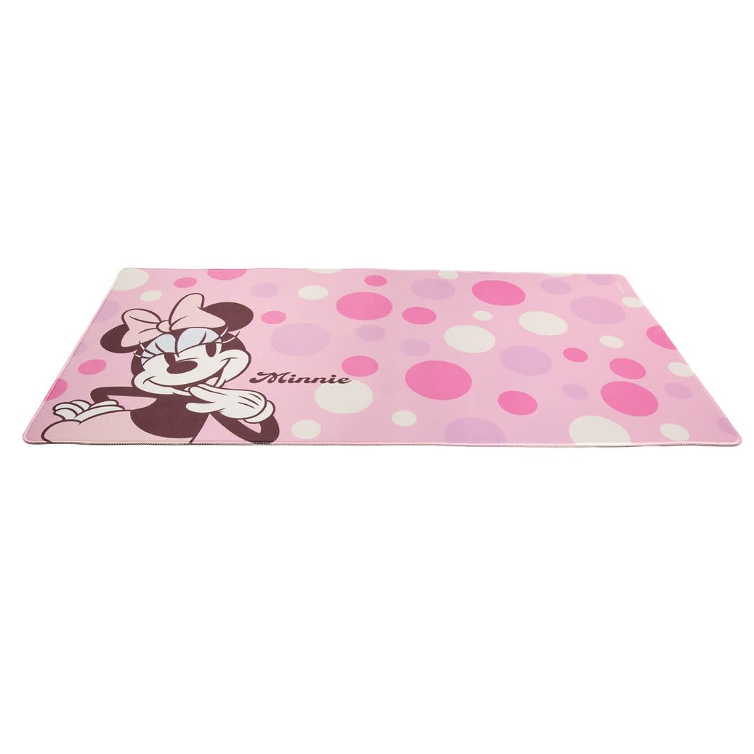Mouse Pad Desk Minnie Mouse Disney Neopreno Antideslizante 80x40 CM Rosado2