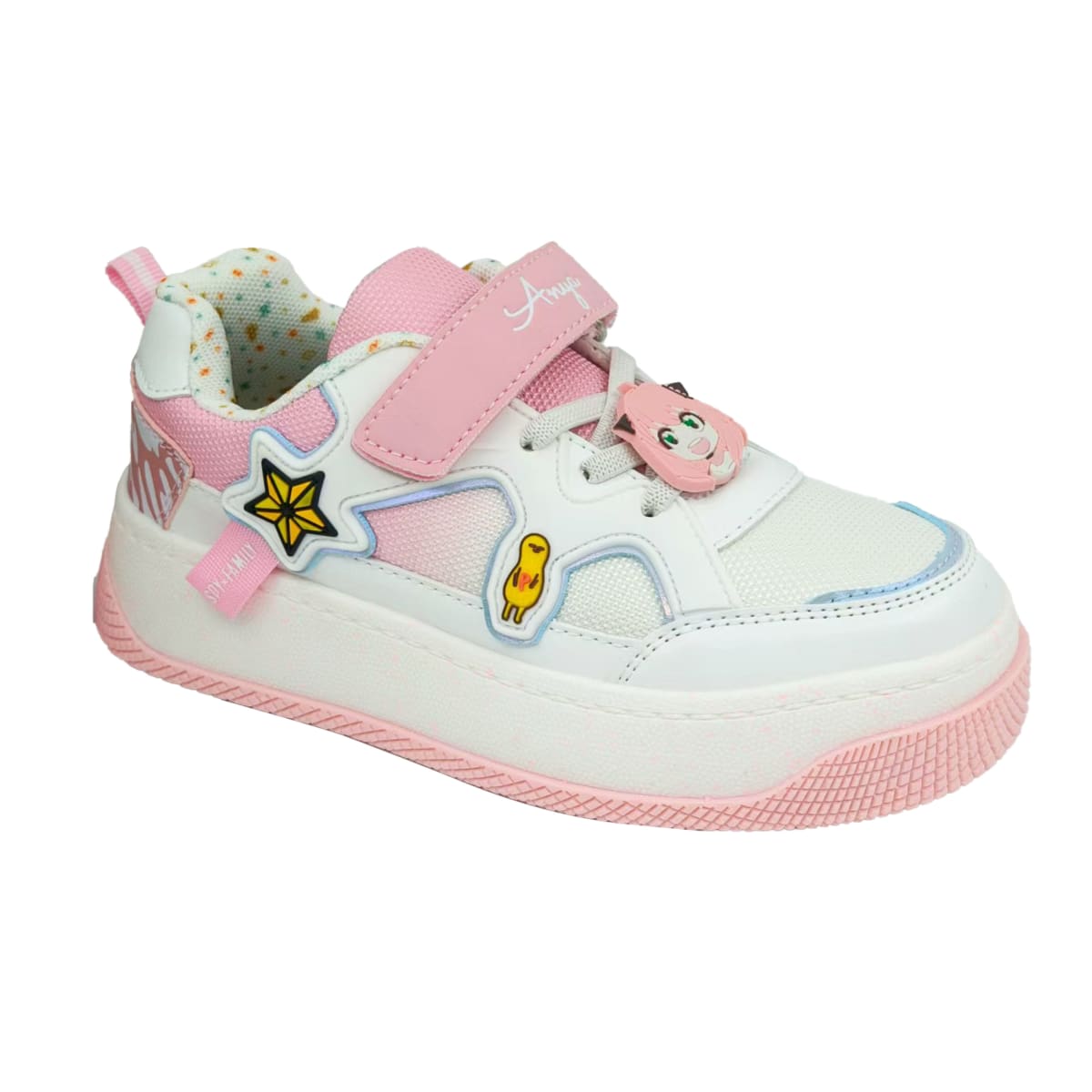 Zapatillas Niña Casual Spy X Family Anya Anime Rosado2
