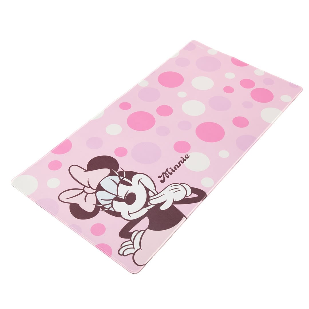 Mouse Pad Desk Minnie Mouse Disney Neopreno Antideslizante 80x40 CM Rosado3