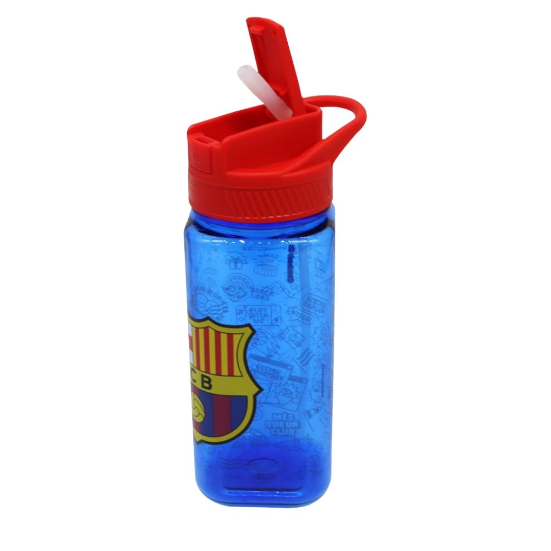 Tomatodo Escolar Botella Con Cañita Barcelona Futbol 500 ML4