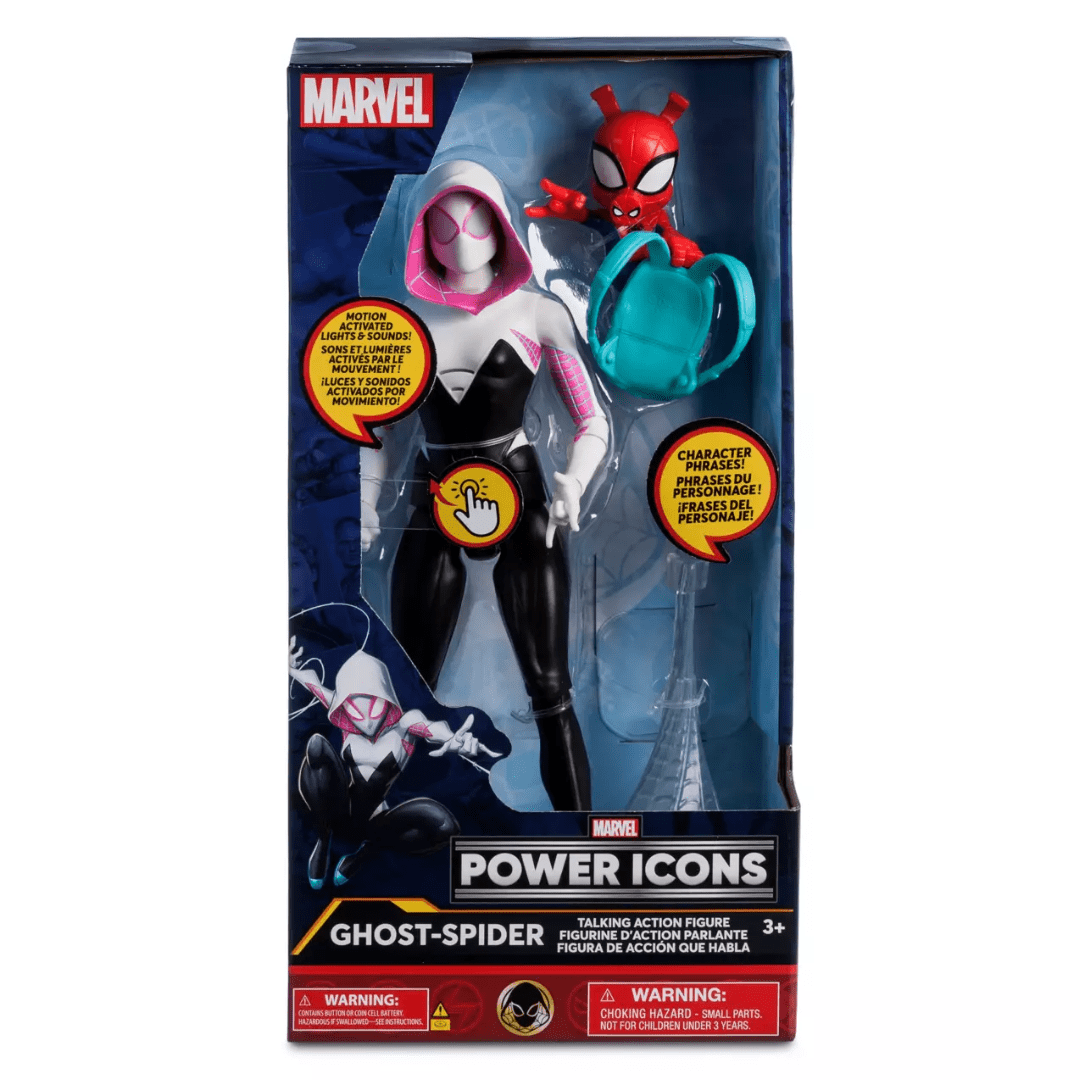 Muñeca Interactiva Ghost-Spider Disney Store Spiderman Across Spider-verse4