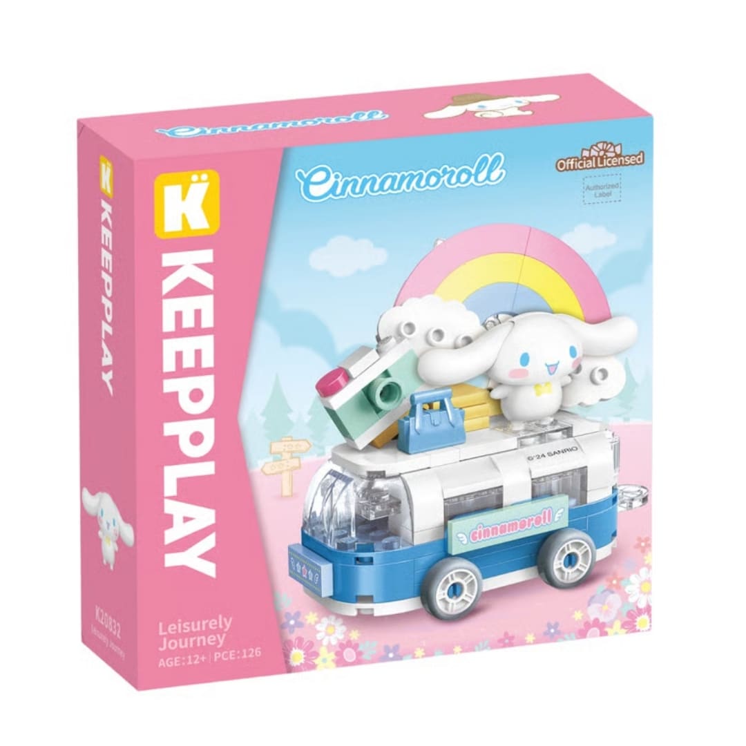 Keeppley Sanrio Cinnamoroll - Mini Escenario Armable Viaje Relajante4