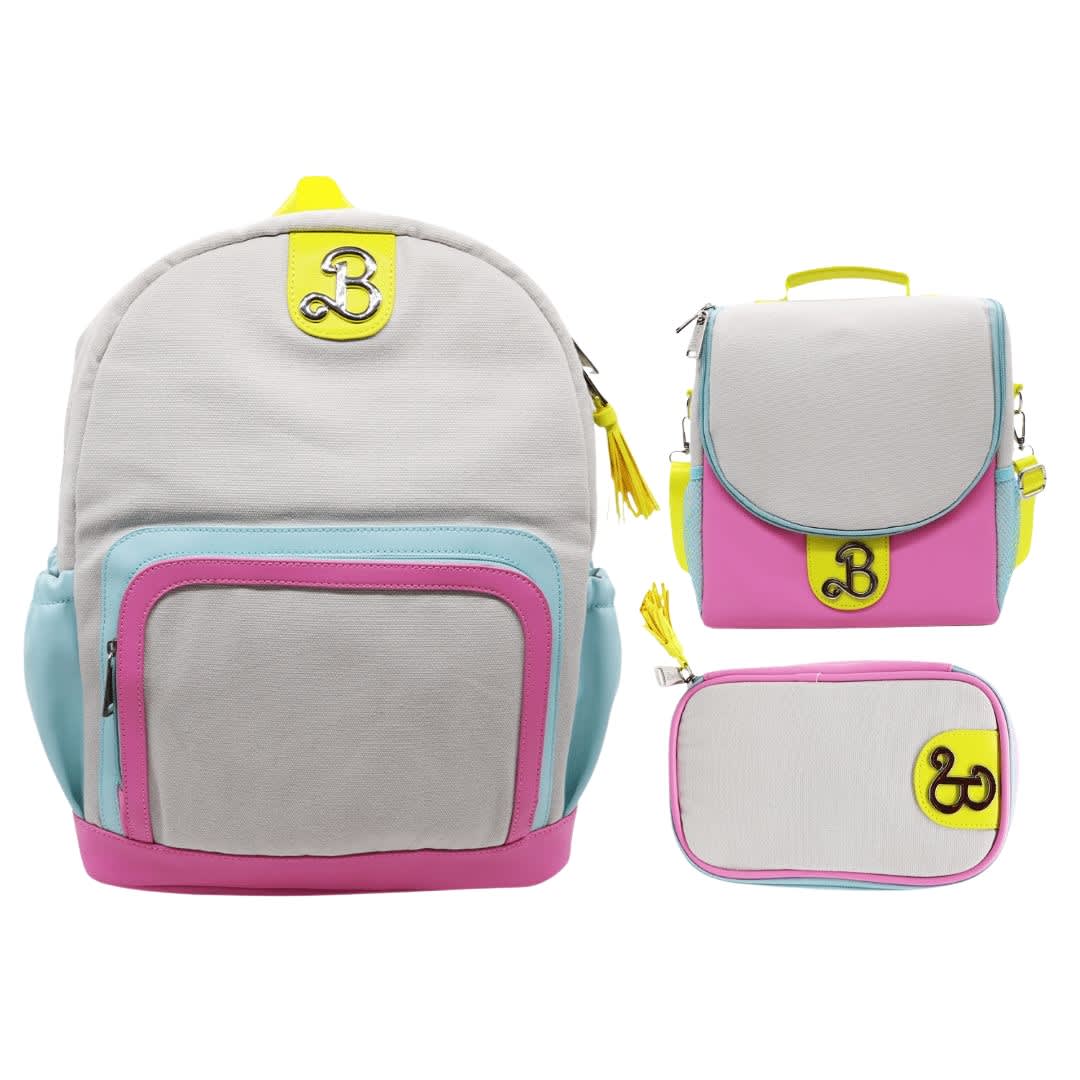 Pack Escolar Mochila Deluxe Barbie Verano Oficio 0