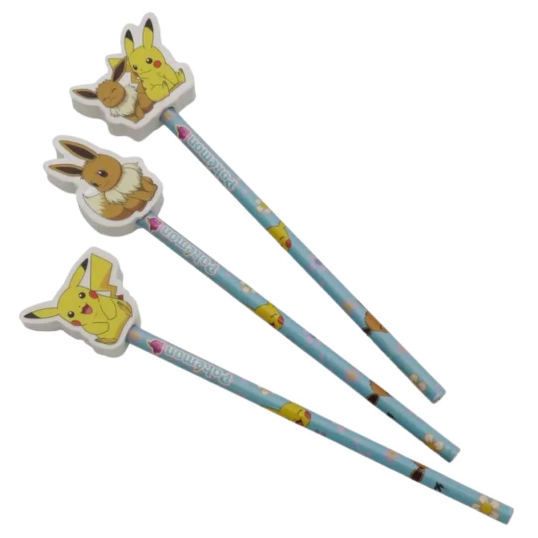 Set Escolar de Lapices Pokemon x32