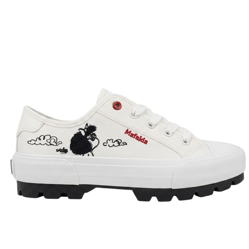 Zapatillas Urbanas Mujer Mafalda Crema 0