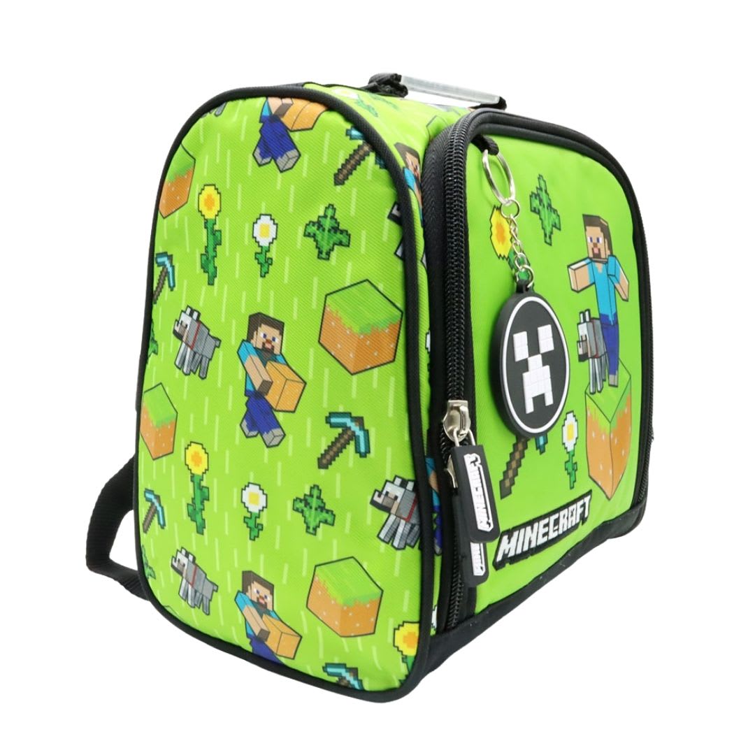 Pack Escolar Mochila Minecraft Steve Juvenil Oficio4