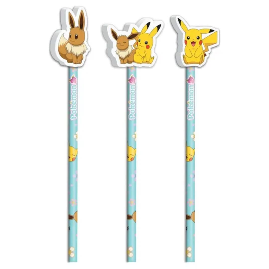 Set Escolar de Lapices Pokemon x3 0