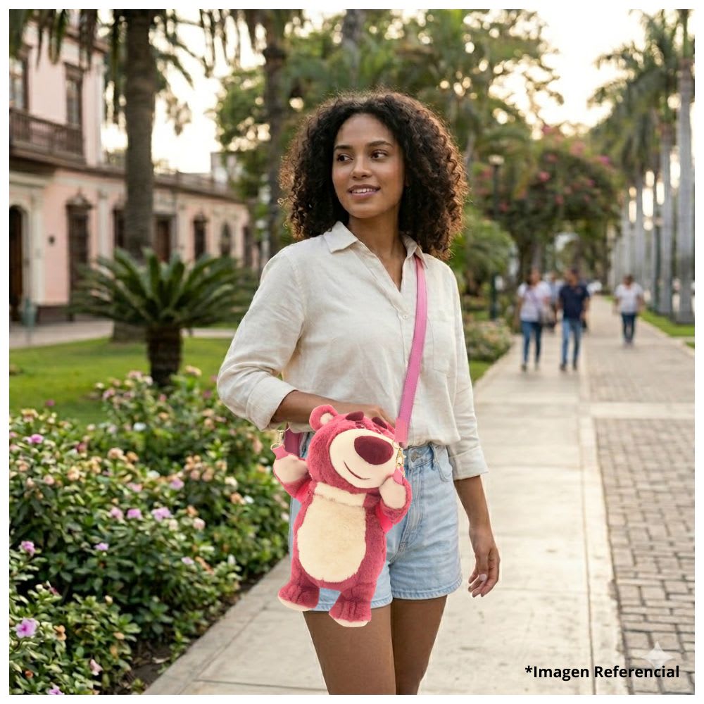 Cartera Bolso Peluche Lotso Toy Story Disney Store5