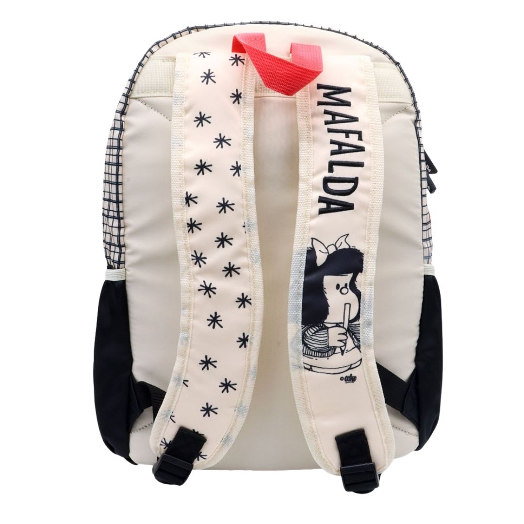 Pack Escolar Mochila Mafalda Rojo Oficio3