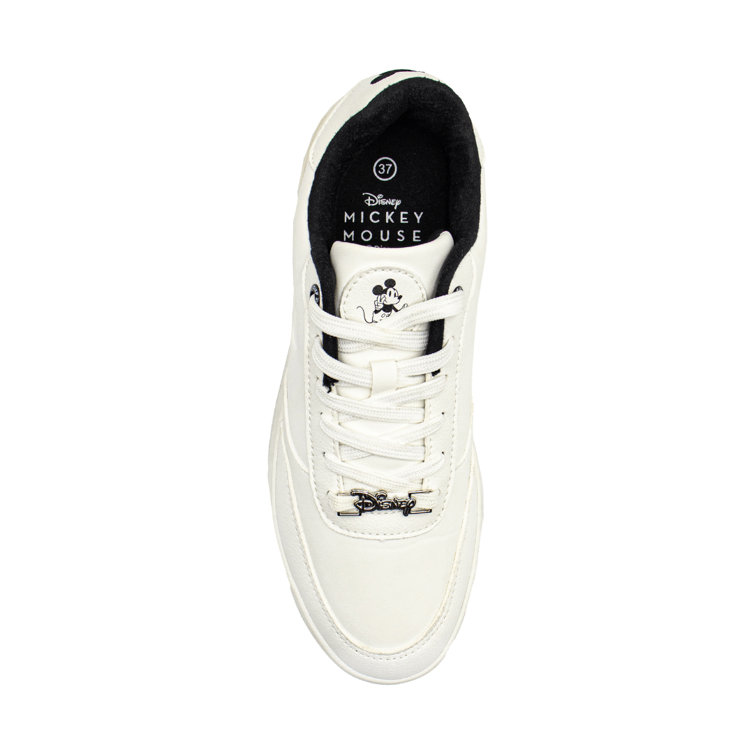 Zapatillas Mujer Mickey Mouse Urbana Blanco2