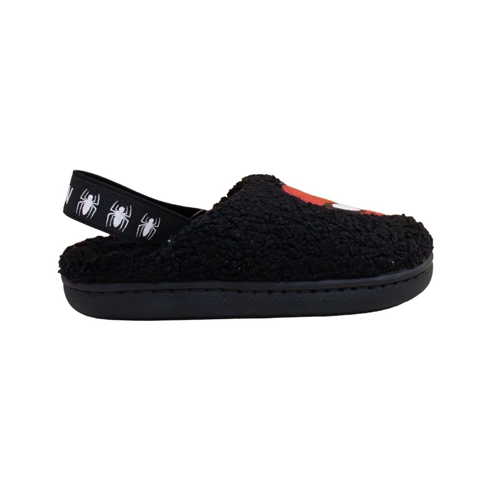 Pantuflas Sandalias Niño Spiderman Negro2