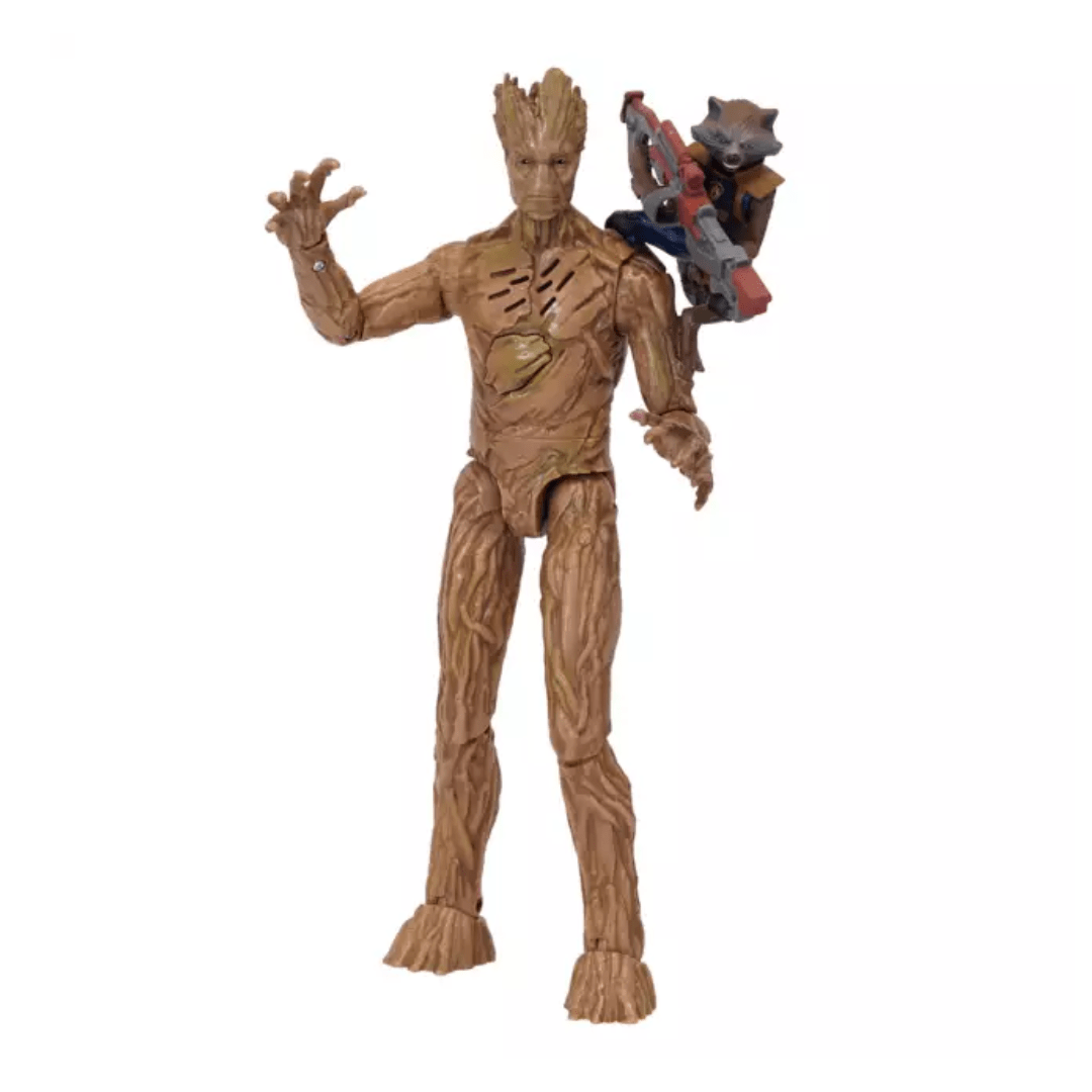 Muñecos Interactivos Groot & Rocket Disney Store Guardianes de la Galaxia2