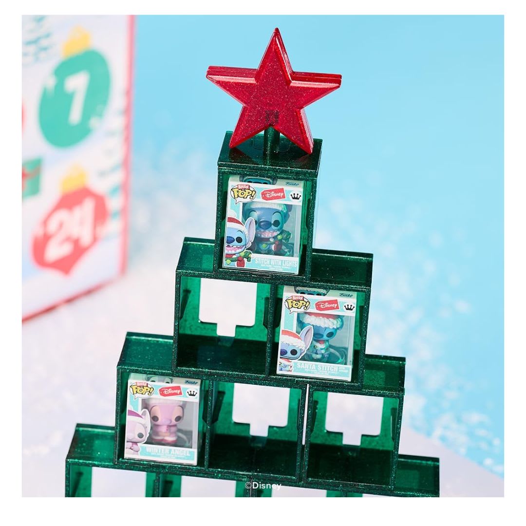 Funko Bitty Pop Calendario de Cuenta Regresiva Stitch Holiday Coleccionable2