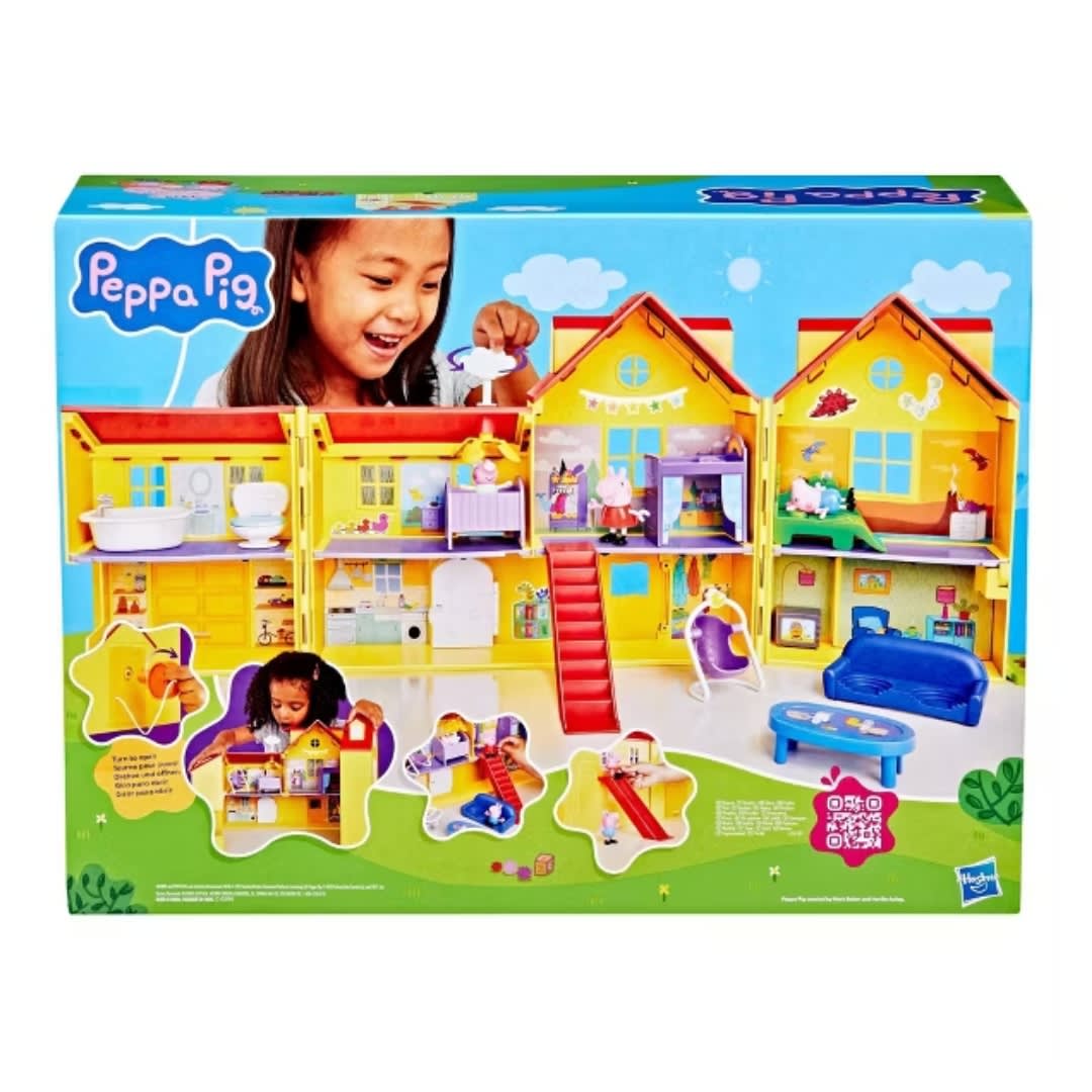 Casa Grande de Peppa Pig con Evie la Hermanita Set de Juego Infantil4