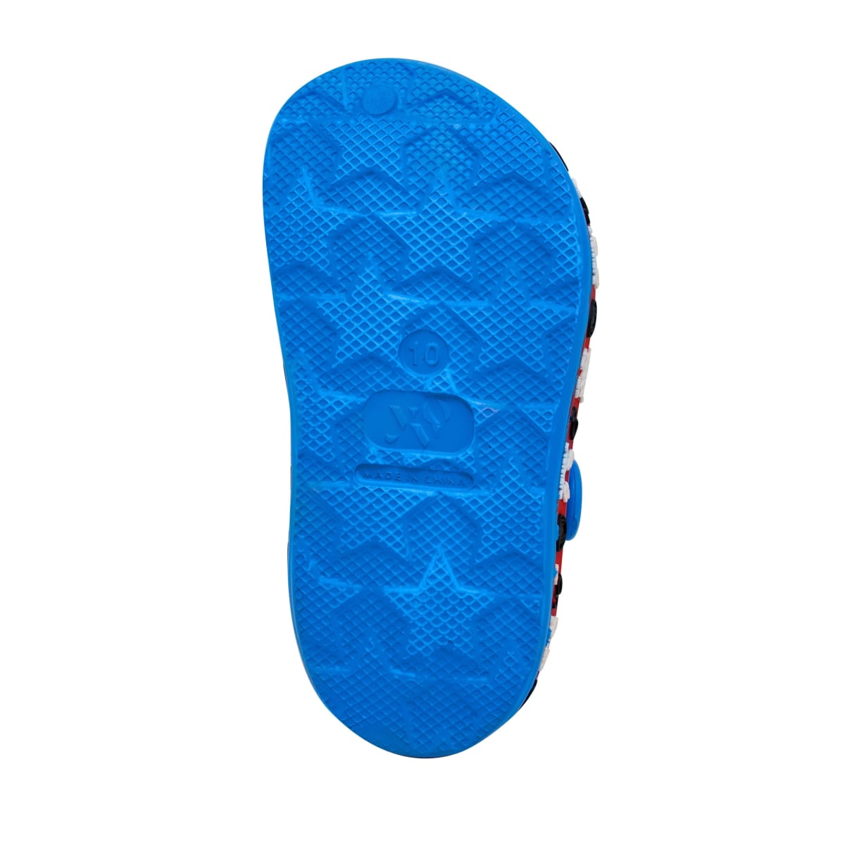 Sandalias Clog Niño Casual Spiderman Celeste4