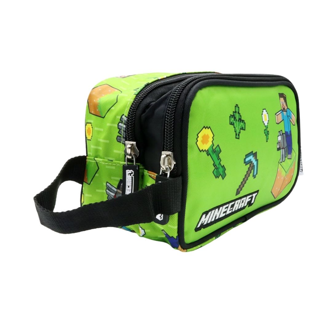 Pack Escolar Mochila Minecraft Steve Juvenil Oficio6