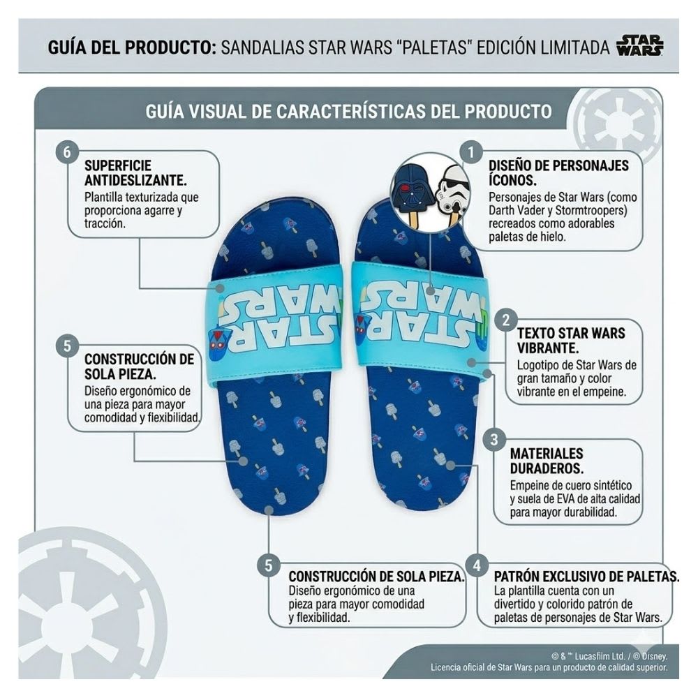 Sandalias Disney Store Star Wars Niño2