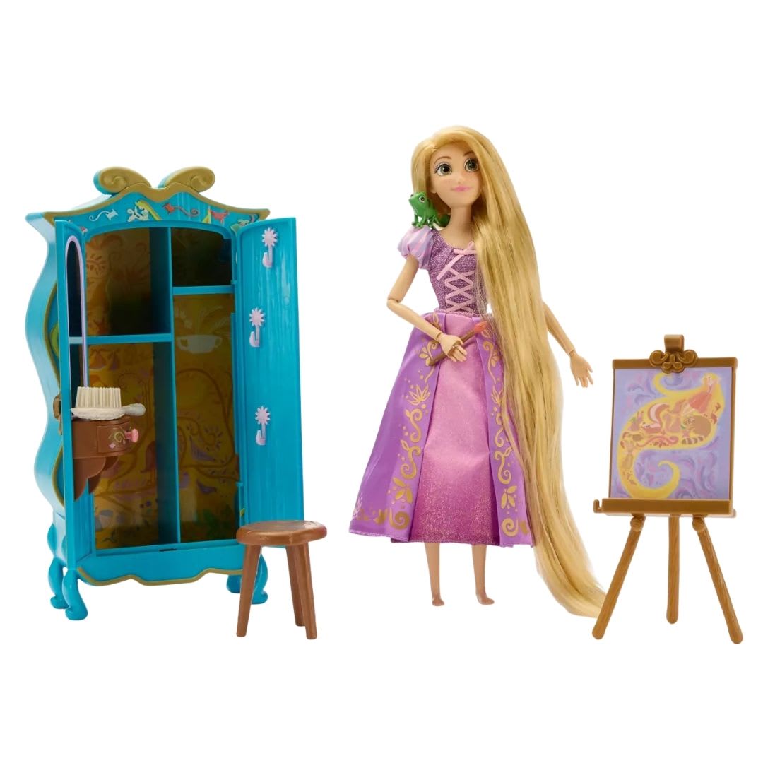 Playset Princesa Rapunzel Closet y Set de Arte2