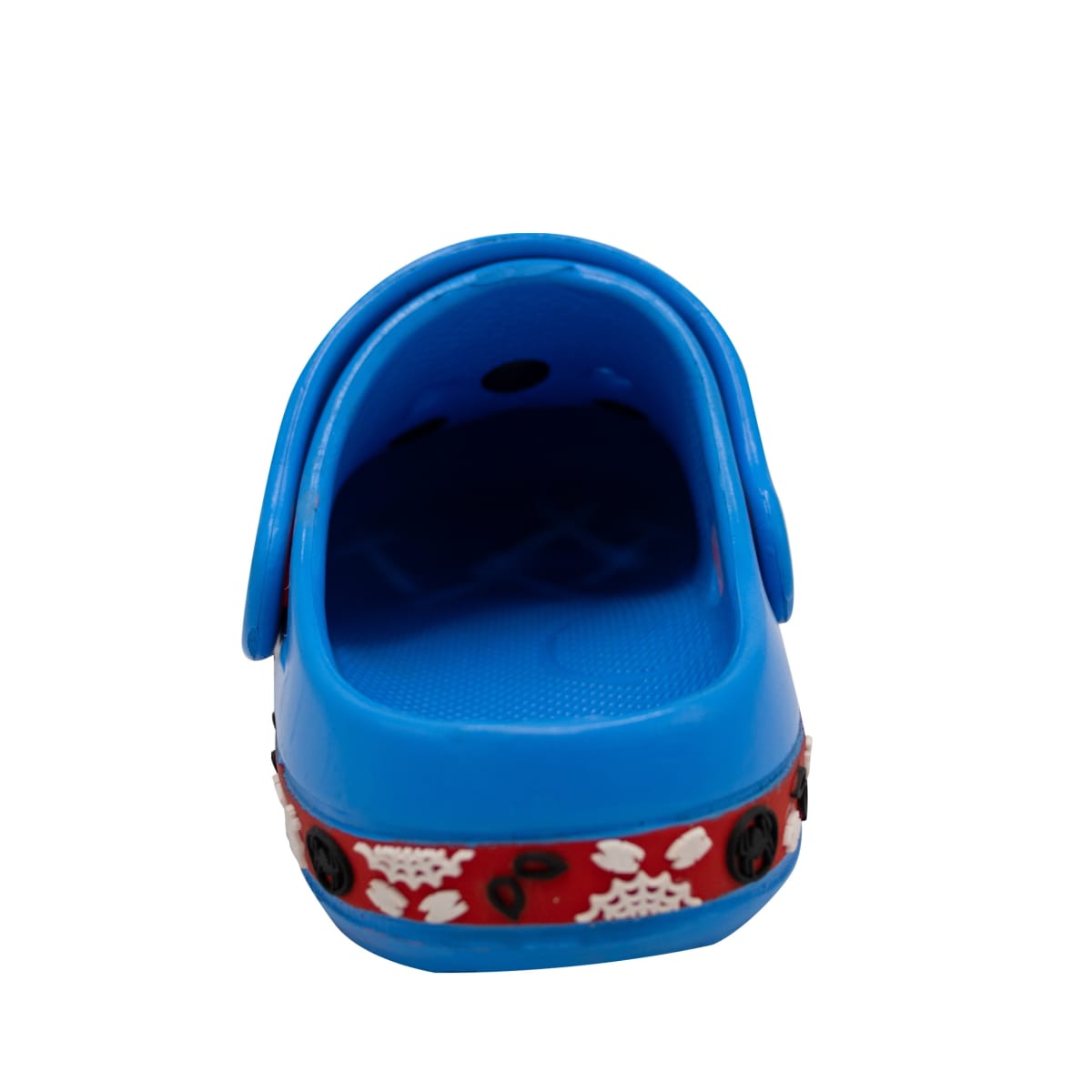 Sandalias Clog Niño Casual Spiderman Celeste3