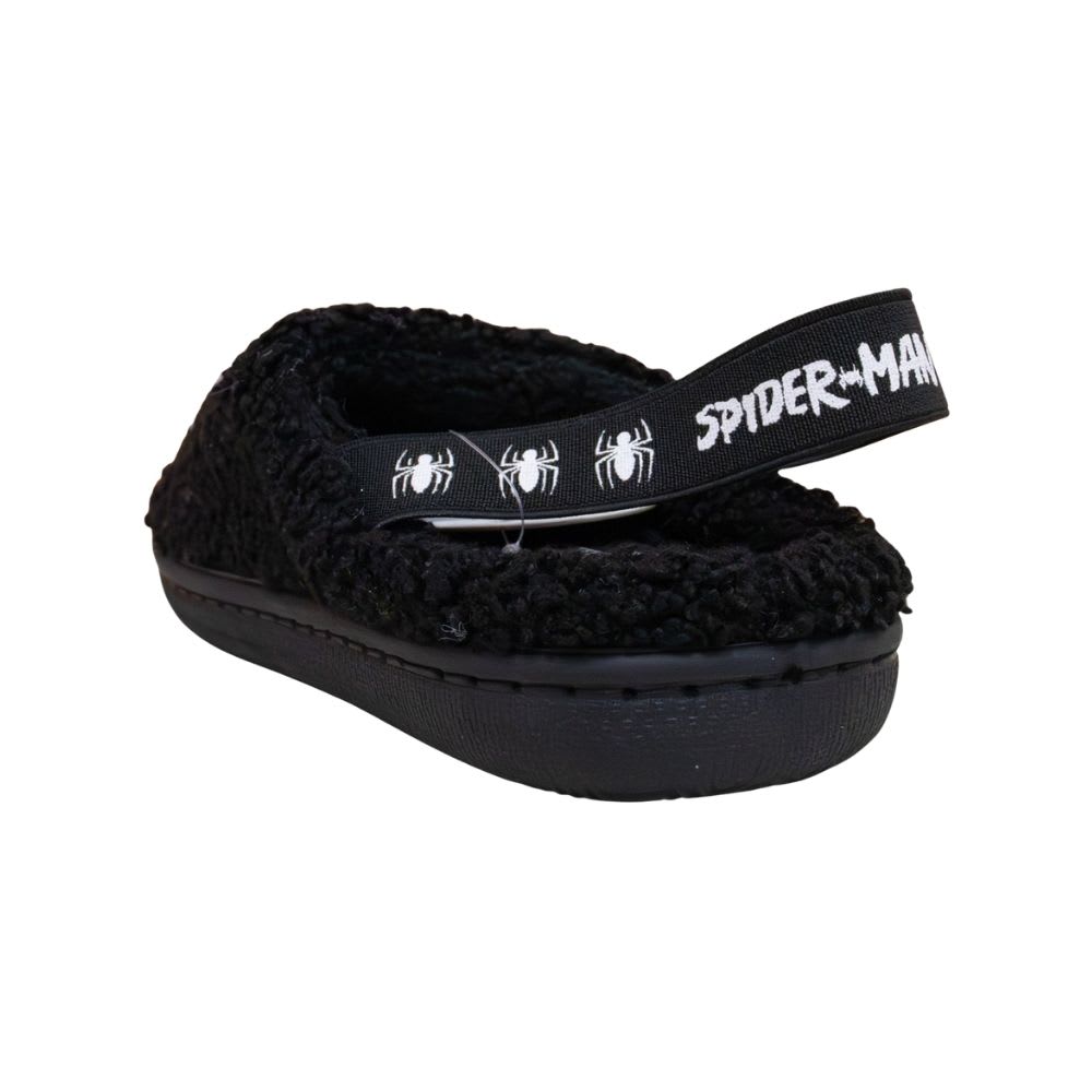 Pantuflas Sandalias Niño Spiderman Negro4