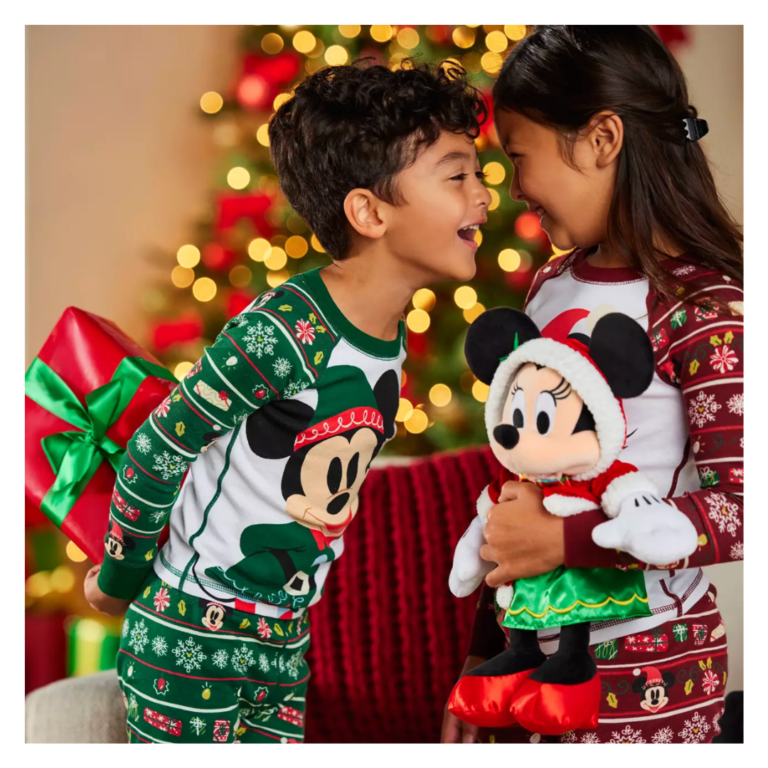 Peluche Mediano Disney Store Minnie Mouse Navidad 20244