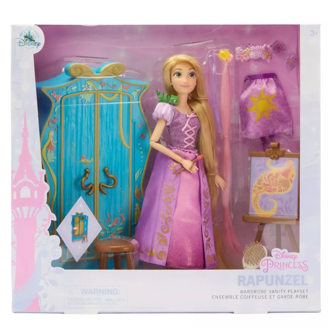 Playset Princesa Rapunzel Closet y Set de Arte 0