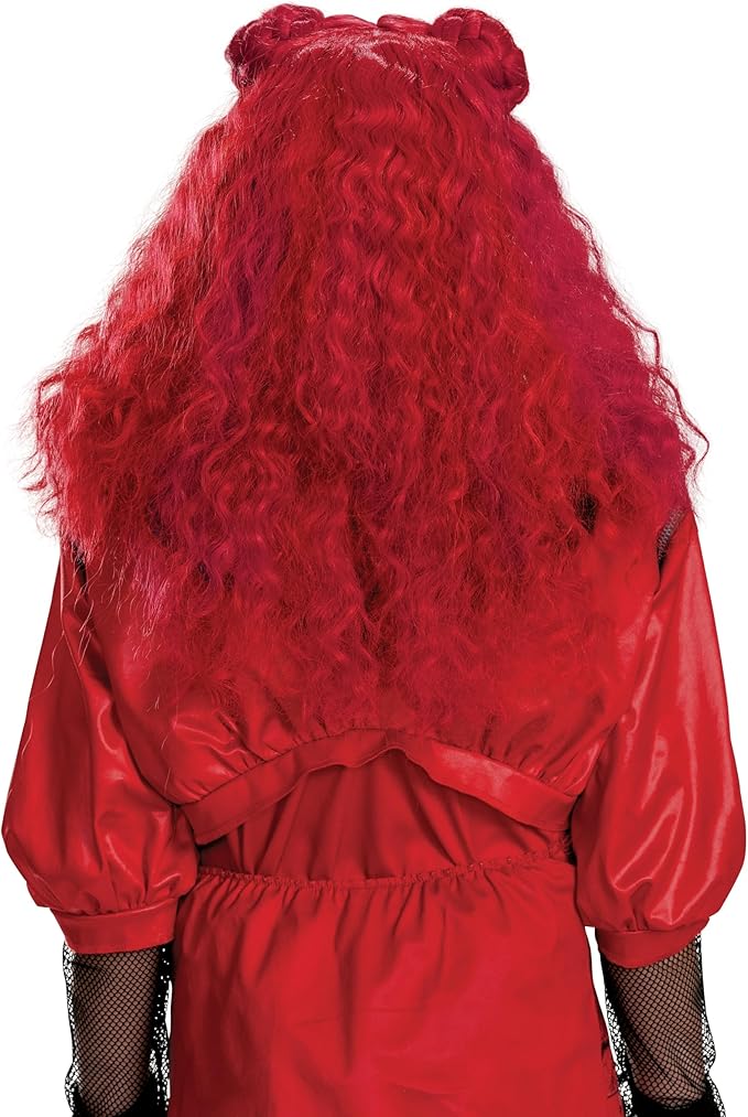 Peluca Disfraz Niña Red Descendientes 4 Disney3