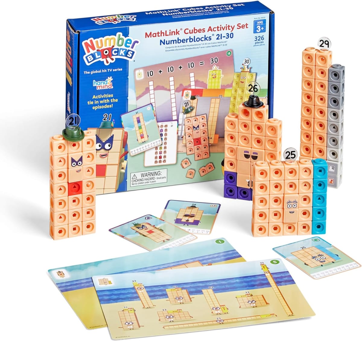Numberblocks Set Didactico 21-30 Number Blocks 0