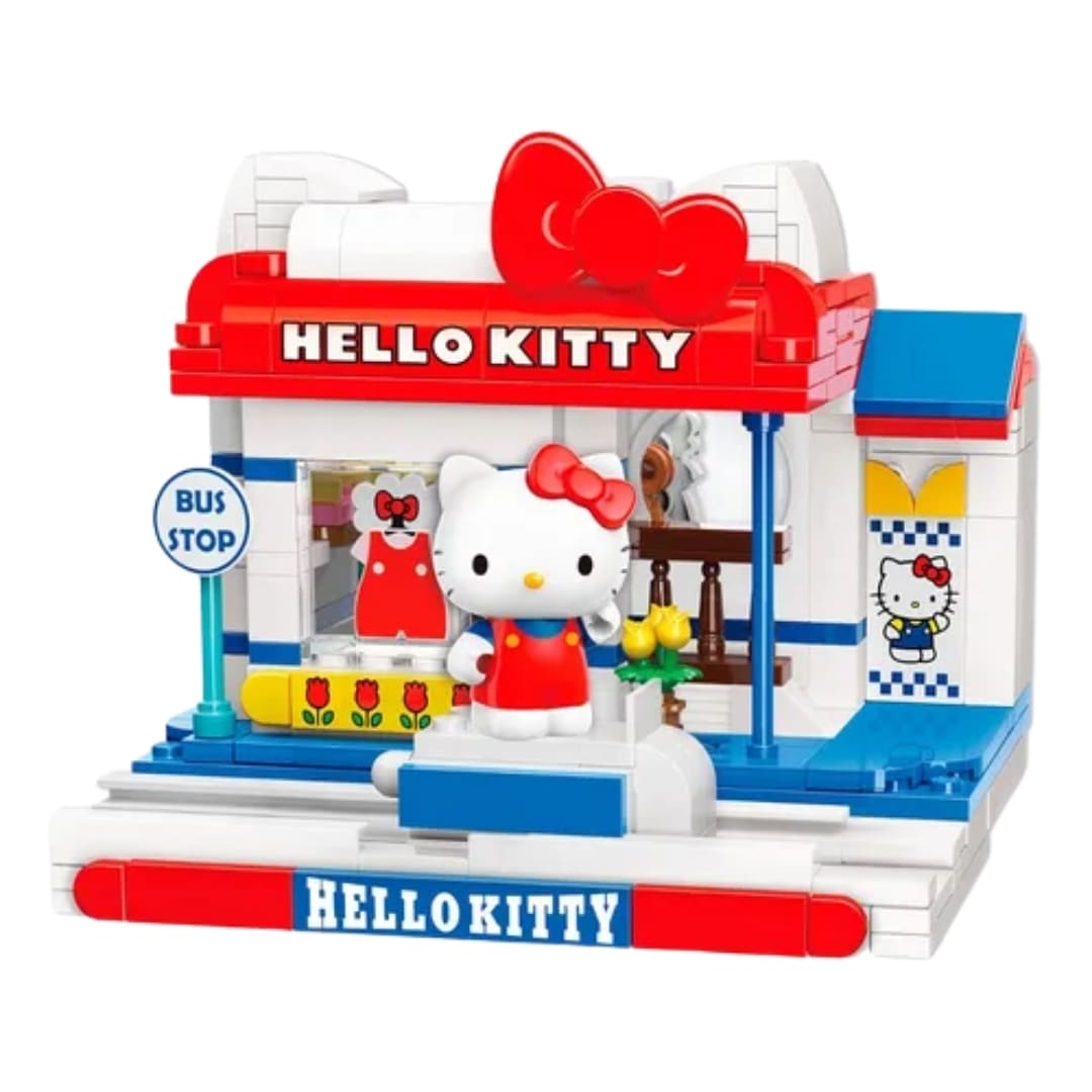 Keeppley Sanrio Hello Kitty - Mini Escenario Armable Tienda de Moda2