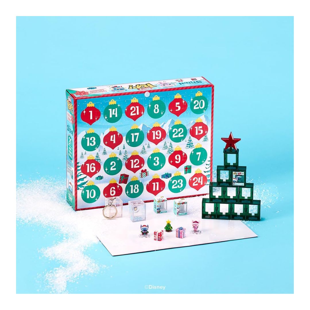 Funko Bitty Pop Calendario de Cuenta Regresiva Stitch Holiday Coleccionable5