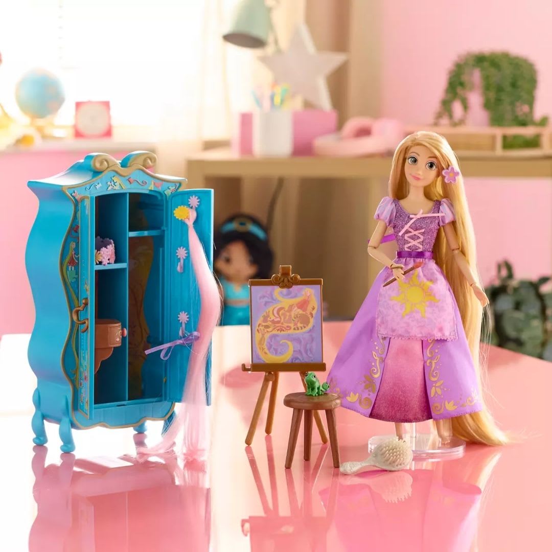 Playset Princesa Rapunzel Closet y Set de Arte3
