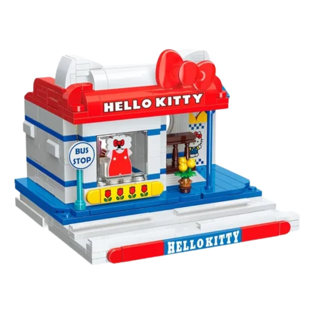 Keeppley Sanrio Hello Kitty - Mini Escenario Armable Tienda de Moda3