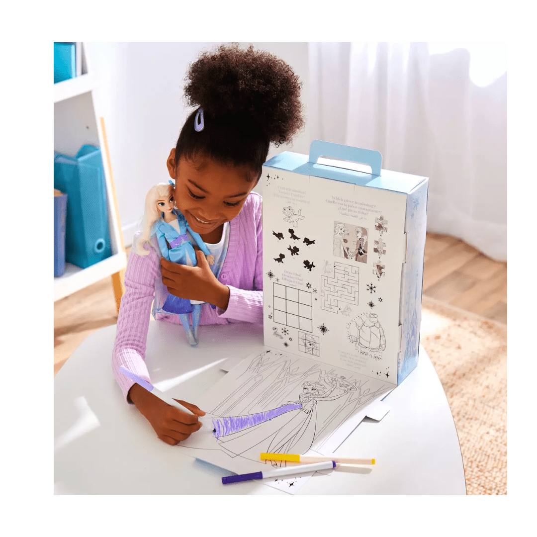 Muñeca Disney Store Elsa Frozen 2 con ropa y accesorios5