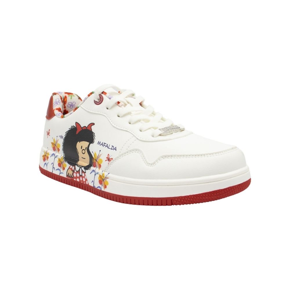 Zapatillas Mujer Casual Mafalda Blanco2
