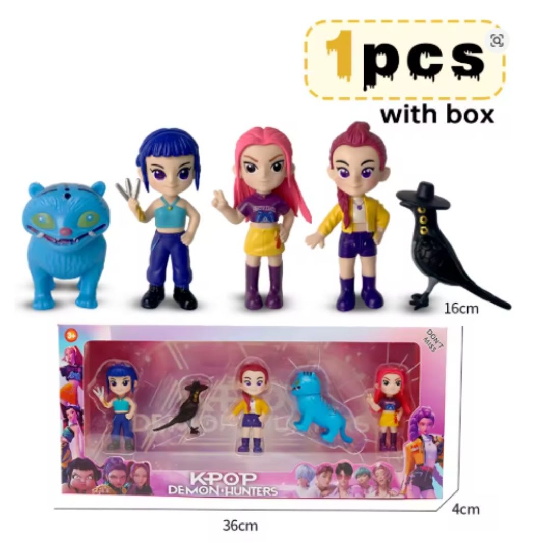 Set de Figuras Guerreras Kpop Demon Hunters x52