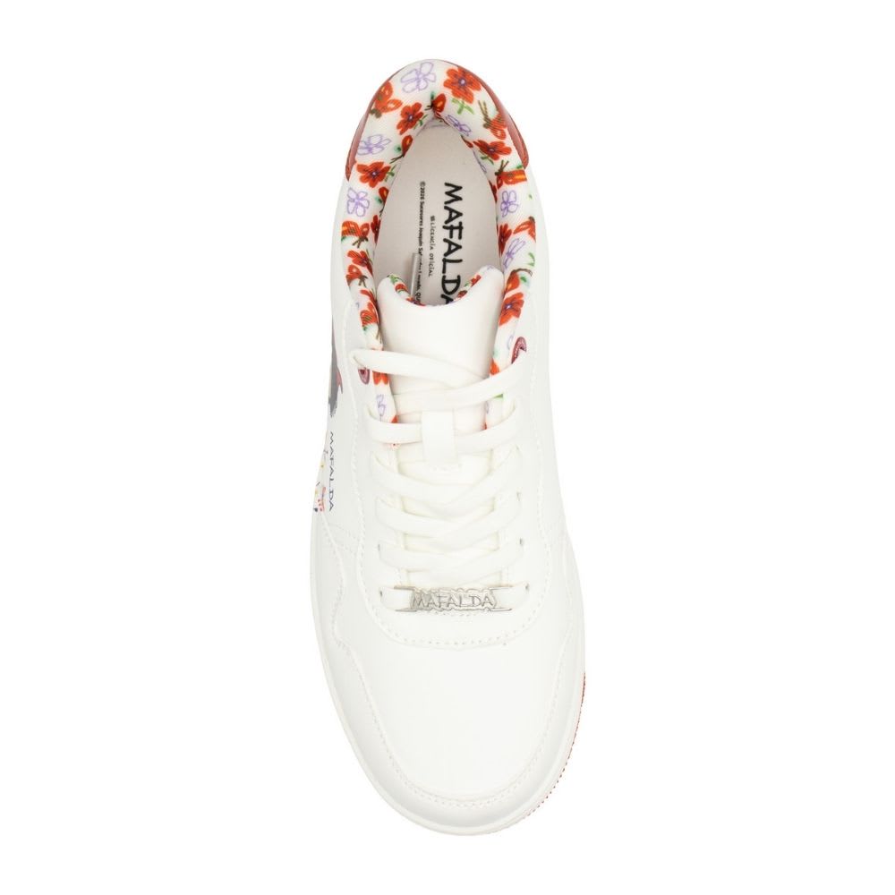 Zapatillas Mujer Casual Mafalda Blanco4