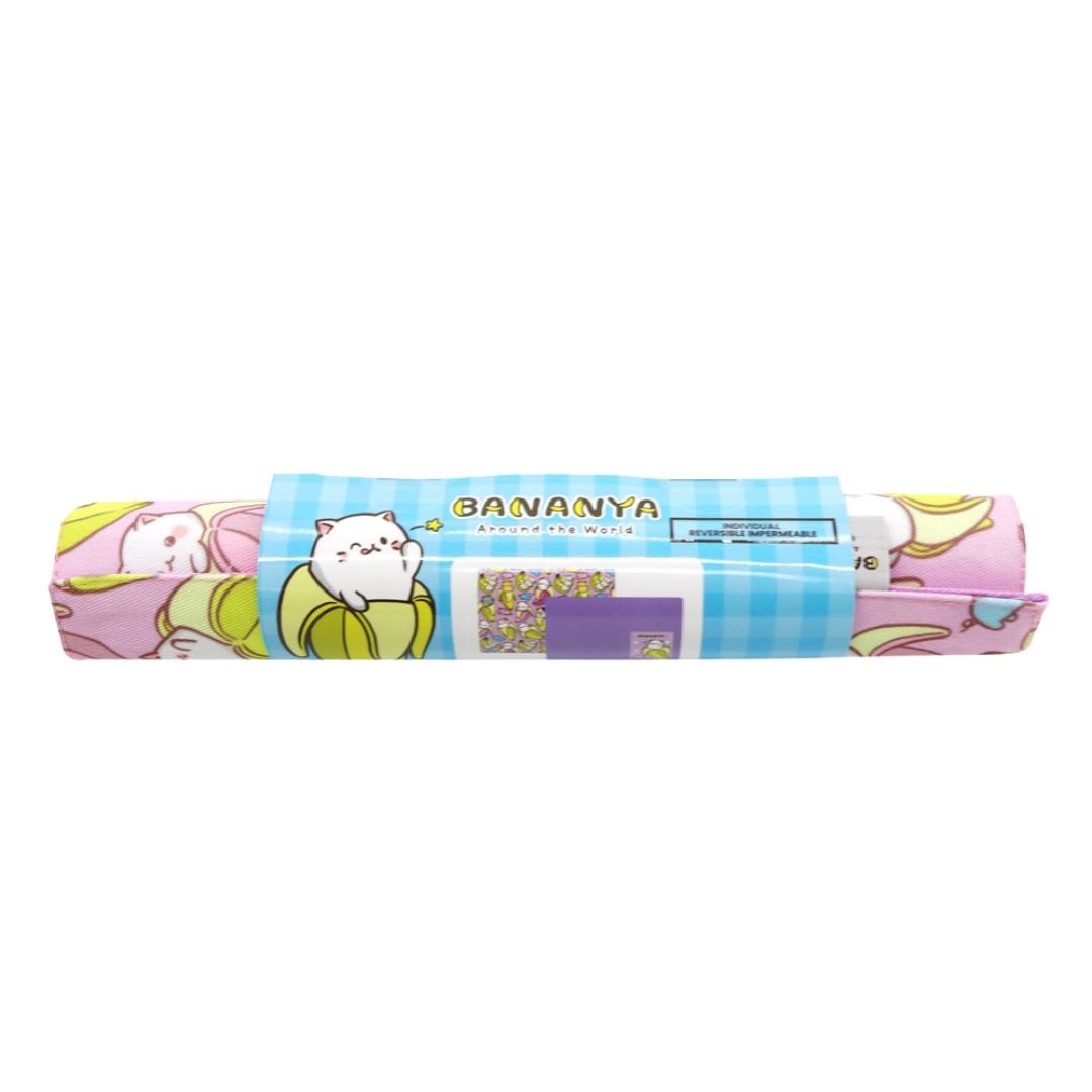 Individual Reversible Escolar Bananya Anime 32cm x 25cm3