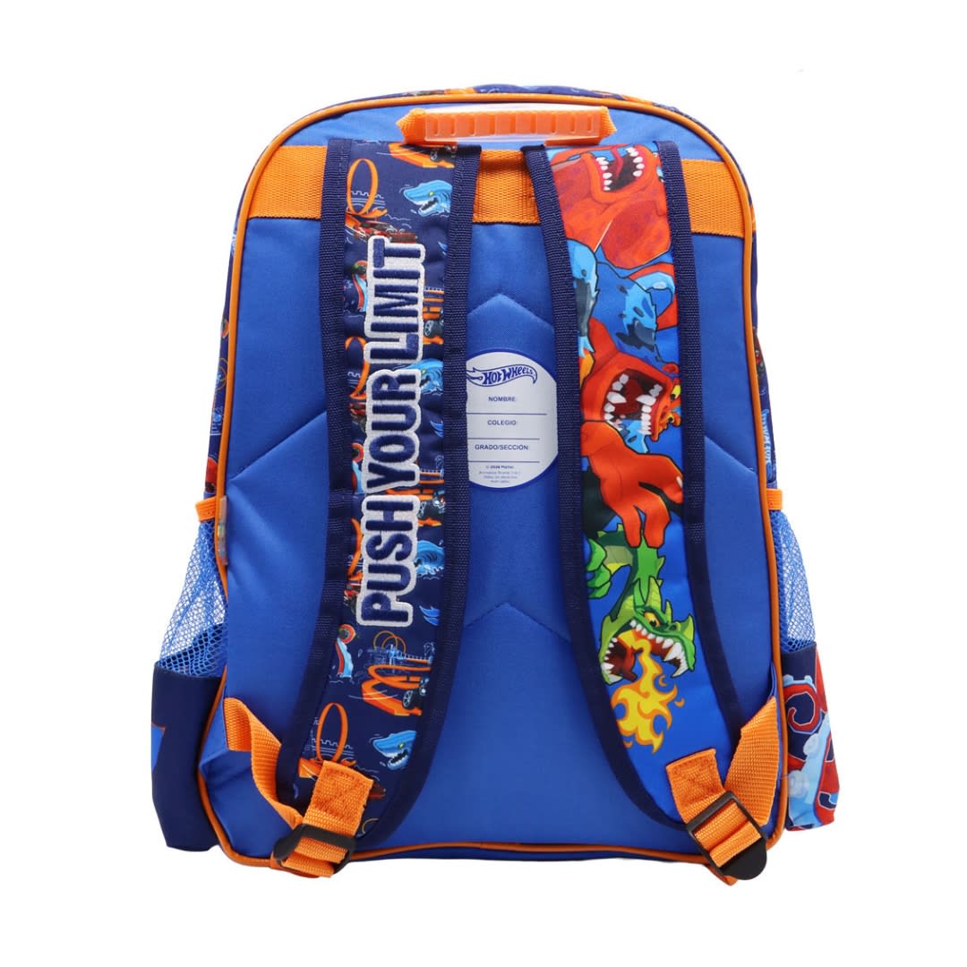 Pack Escolar Mochila Hot Wheels Calamar Oficio3