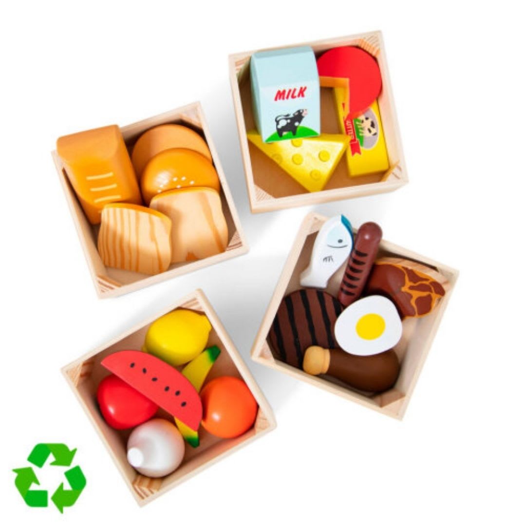 Set Alimentos Didactico de Madera Cocina Infantil Melissa & Doug2