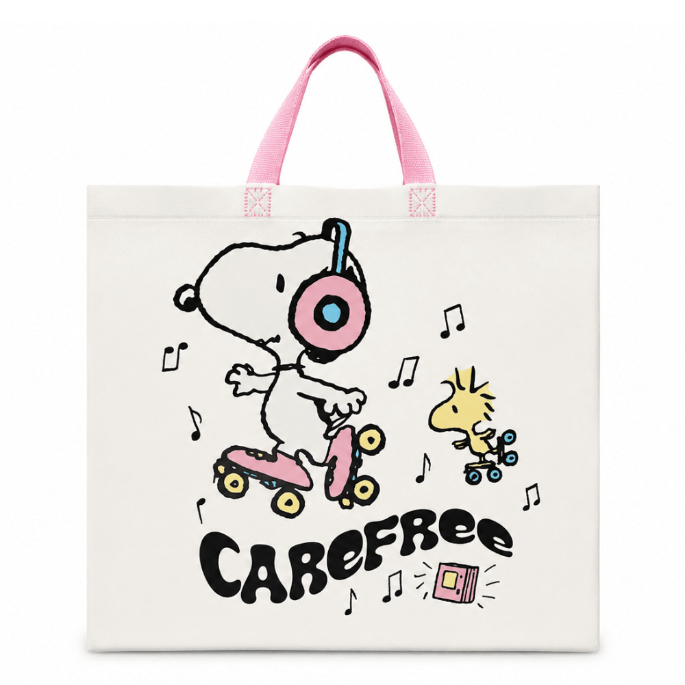 Bolsa Reutilizable Snoopy Peanuts Celeste 39 x 44 x 18 cm2
