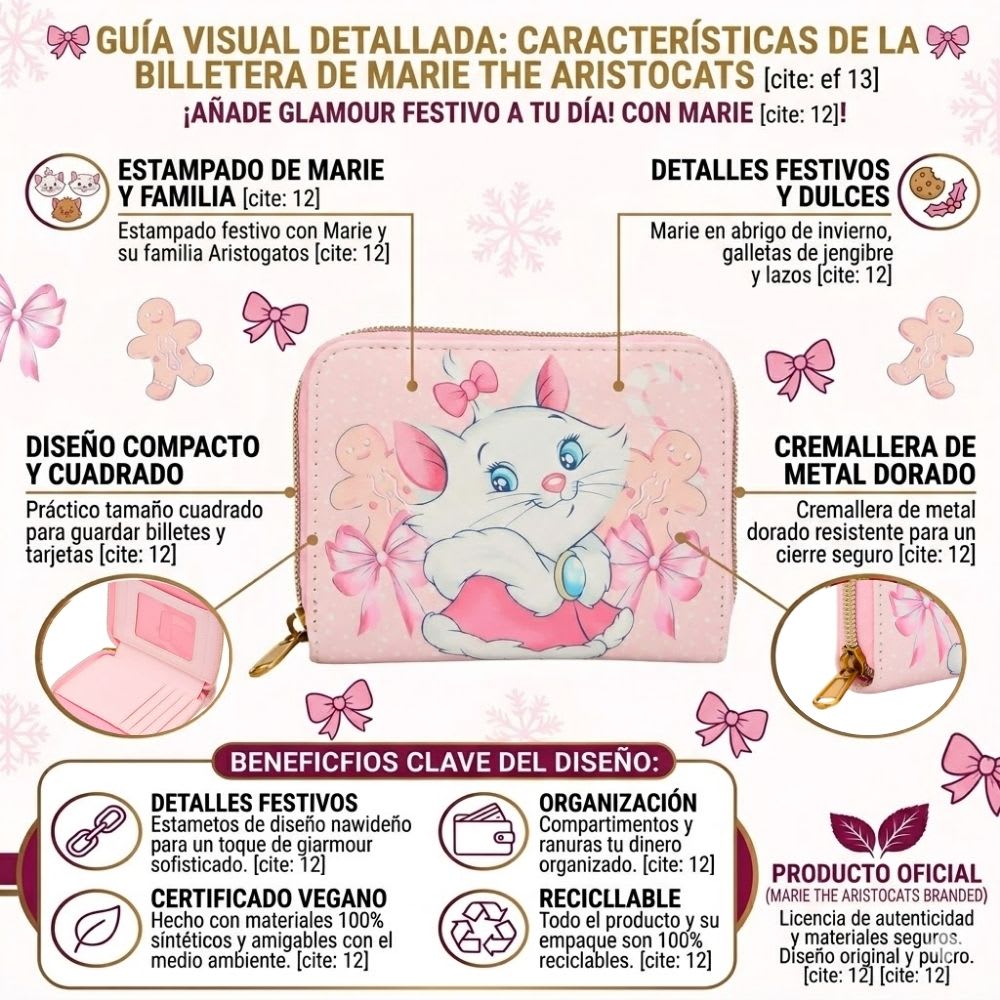 Billetera Loungefly Marie Aristogatos Navideña2