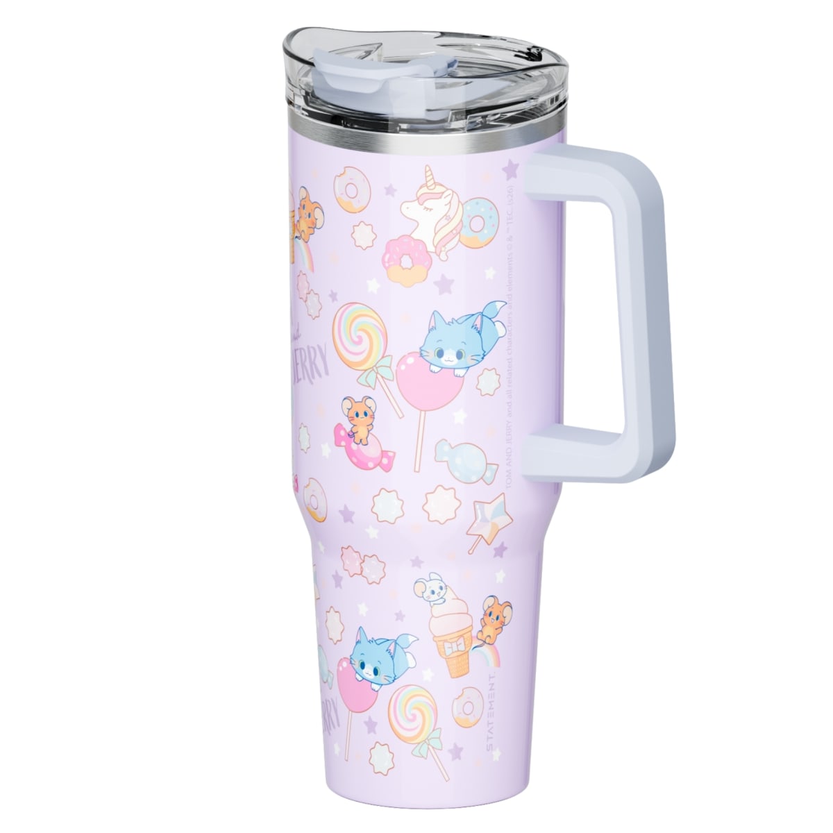 Mug Termo Gokko Tom y Jerry kawai Chibi con asa 1200 ML2