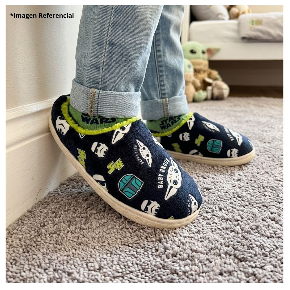 Pantuflas Niño Star Wars Negro4