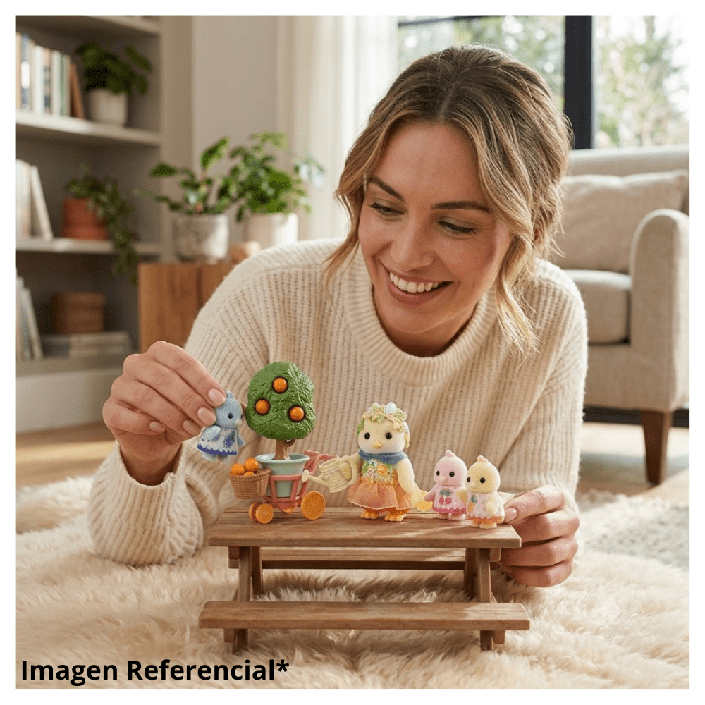 Juguete Sylvanian Ternurines Set Familia Pajaros6