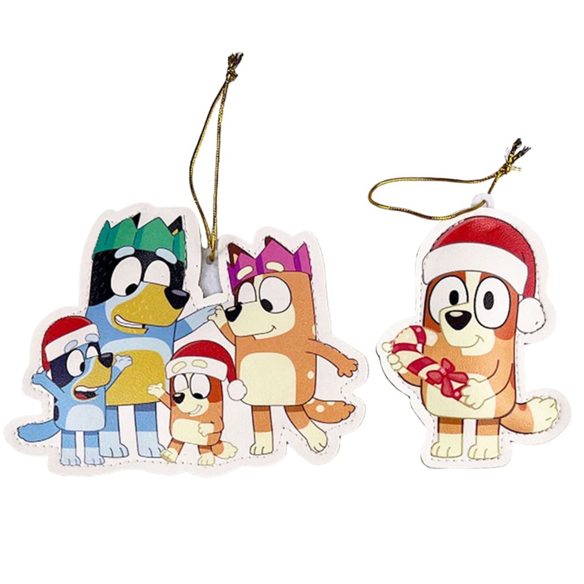 Set de adorno arbol navidad Bluey X4 unds 12cm Modelo 14