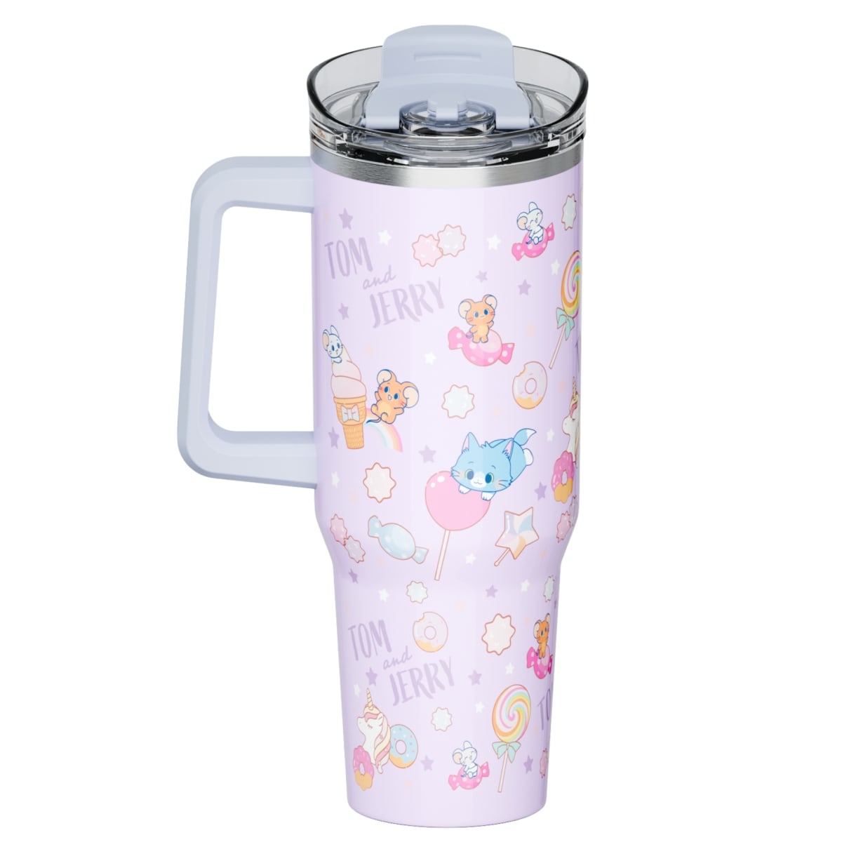 Mug Termo Gokko Tom y Jerry kawai Chibi con asa 1200 ML3