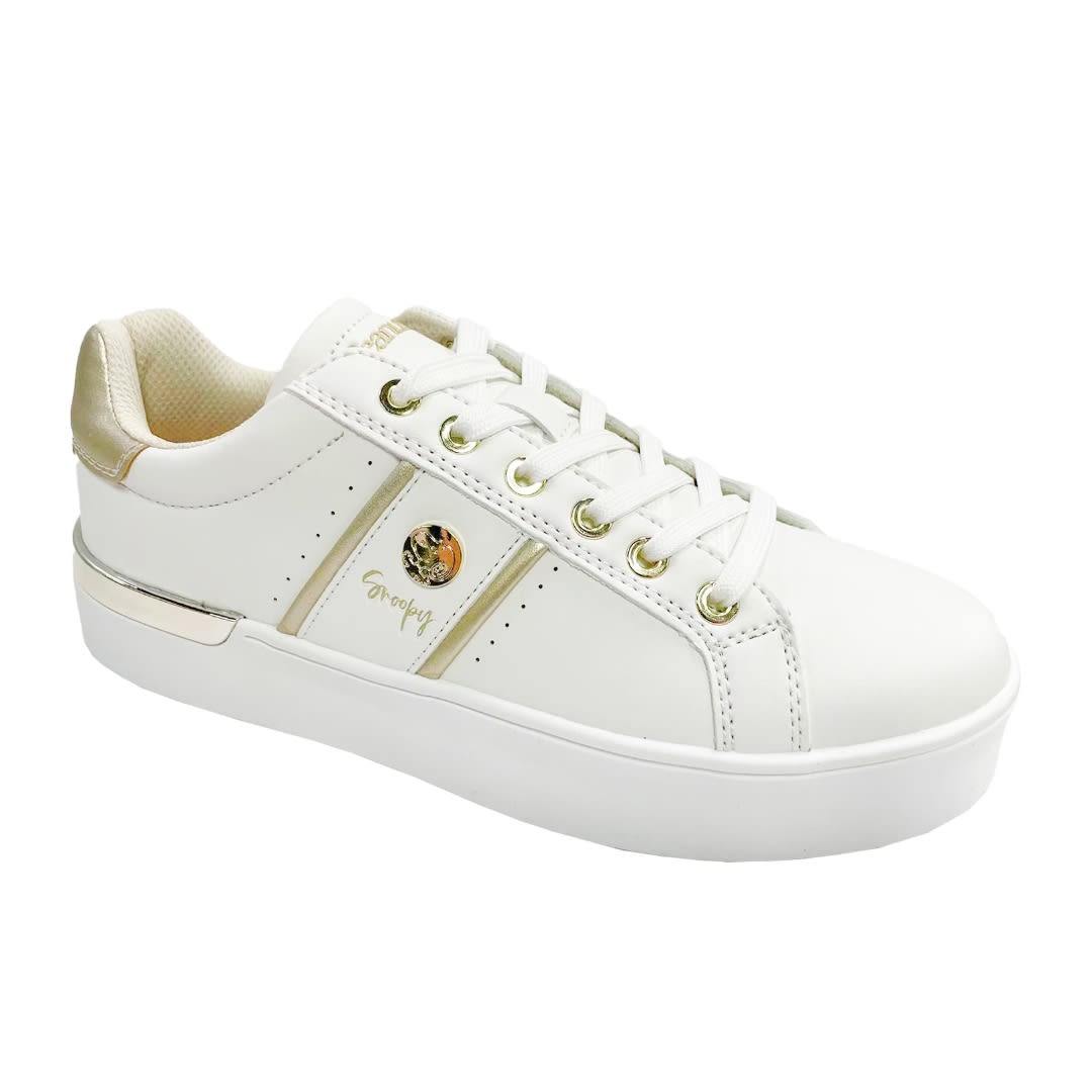 Zapatillas Mujer Snoopy Blanco3