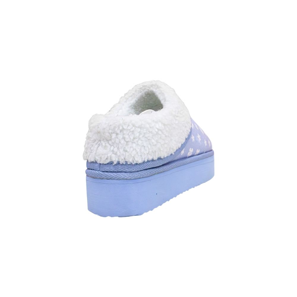 Pantuflas Peluche Mujer Stitch Celeste4