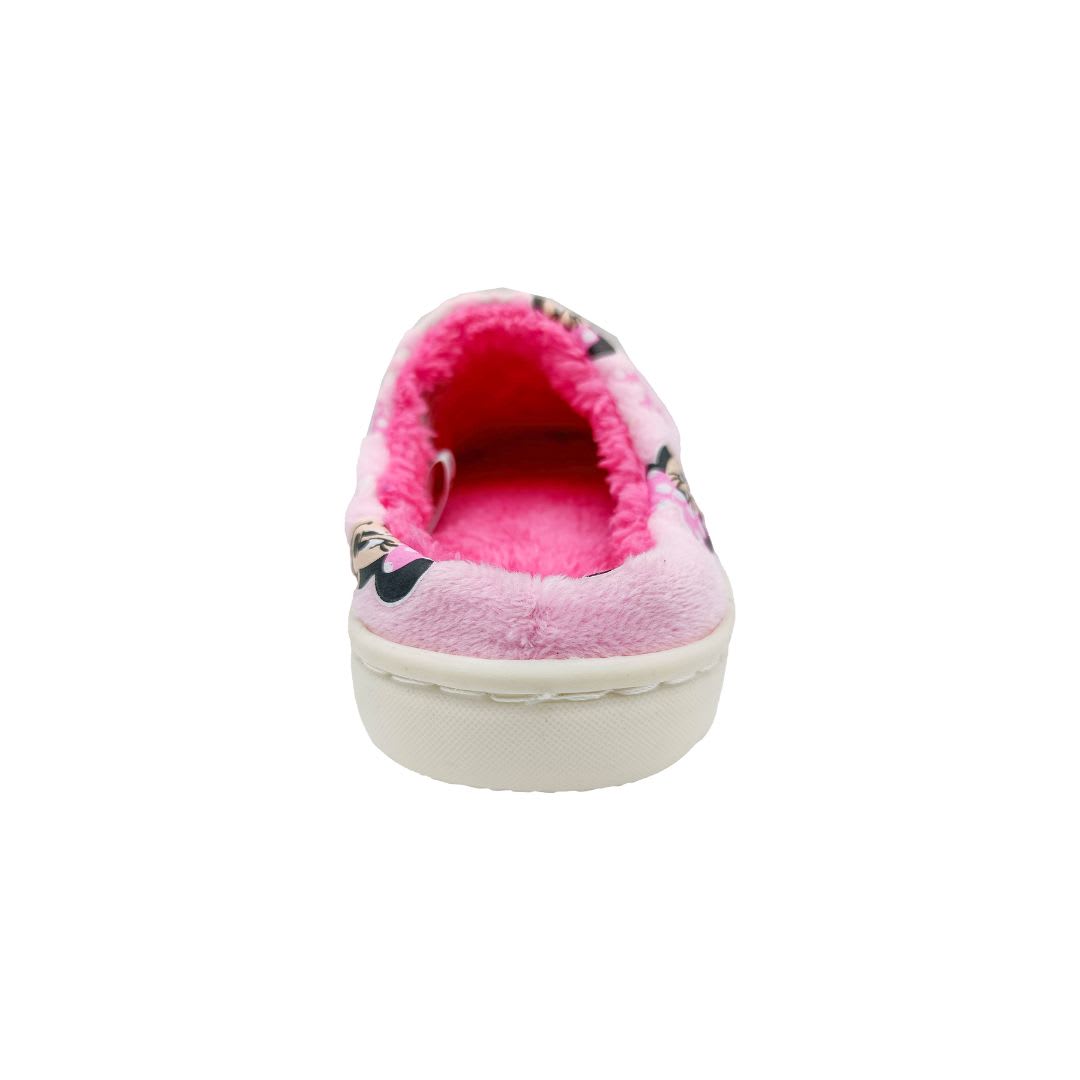 Pantuflas Niña Minnie Mouse Rosado3
