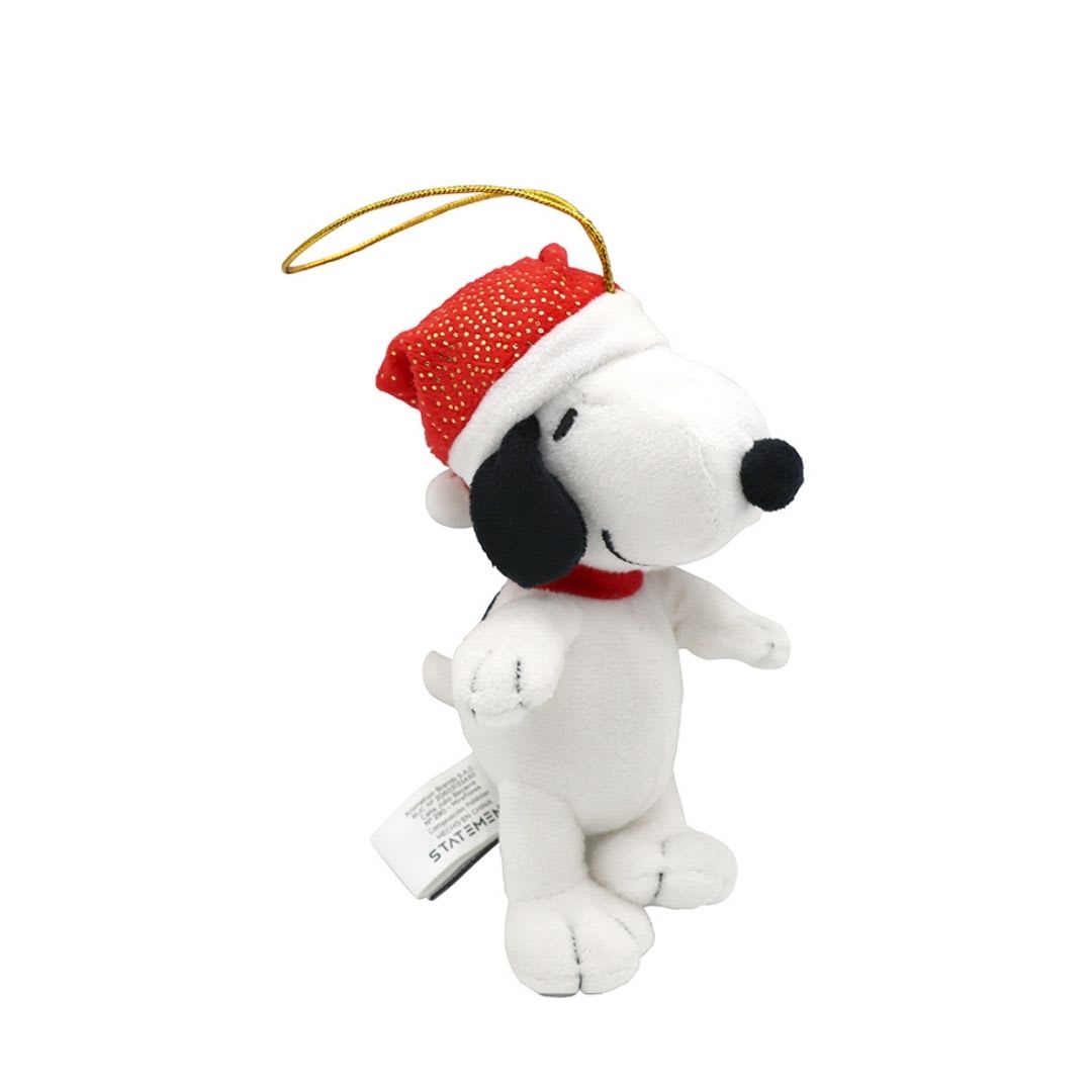 Adorno Peluche arbol navidad Snoopy 12cm Modelo 33